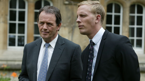 DCS Lewis Kevin Whately and DS Hathaway Laurence Fox 