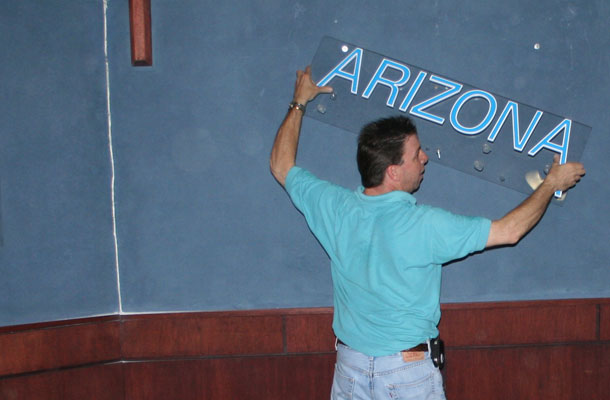 azill sign is taken down