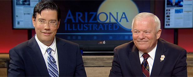 Southern Arizona legislators Steve Farley (D) and Al Melvin (R)