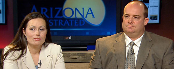 Judith Gomez and Shaun McClusky