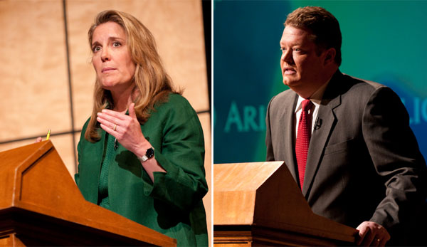 Proposition 100 - Ann-Eve Pederson (pro) Farrel Quinlan (con) photo: Ann-Eve Cunningham