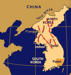 Korean War Map1