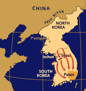 Korean War Map1