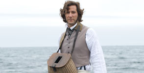 Charles Darwin portrayed by Henry Ian Cusick