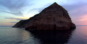 Desert island in the Sea of Cortez