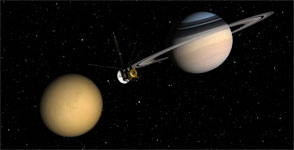 Titan and Saturn