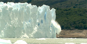 Retreating glaciers
