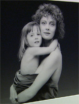 Susan Sarandon and child