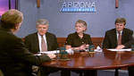 Steve Emerine of Inside Tucson Business, Ann Brown of the Arizona Daily Star and James Bennett of the Green Valley News. 