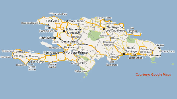 haiti earthquake world map. haiti-map