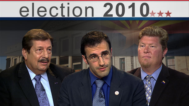 Republican Pat Kilburn and Democrats Matt Heinz M.D. and Daniel Patterson, the three candidates for two seats in Arizona House District 29, square off in an interview with Bill Buckmaster.