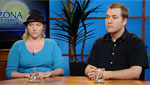 Occupy Tucson organizers Kacee Dwyer (left) and Craig Barber (right) discuss their roles in the movement to take to the streets of Tucson in protest.