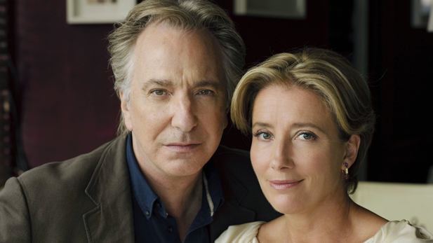 Alan Rickman and Emma Thompson as a book editor and his former lover.