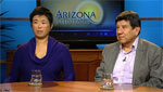 The Tucson Pima Arts Council and Alliance for Audience are putting on an event about Arts, Culture and Democracy here to talk about it are Tucson Artist Denise Uyehara (left) and Roberto Bedoya (right) the executive director of Tucson Pima Arts Council.