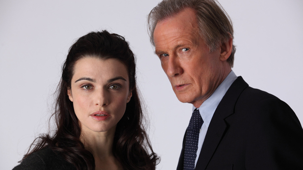 Rachel Weisz as Nancy Pierpan and Bill Nighy as Johnny Worricker