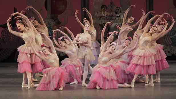 Scene from The Nutcracker with New York City Ballet company.