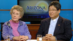 Committee member, Nina Bell Allen-Langley (left) and Reverend John Kitagawa (right) of the St. Philip's in the Hills Episcopal Church tell us about the church's 75th Anniversary that will be on Christmas Eve.