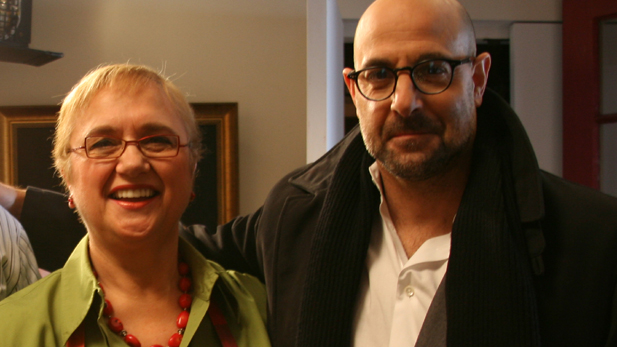 Celebrity chef, author and restaurateur Lidia Bastianich celebrates an Italian Christmas Eve Feast of the Seven Fishes with Stanley Tucci.