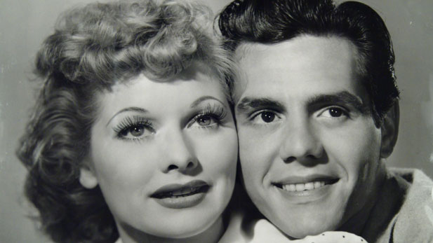 Lucille Ball and Desi Arnaz. 