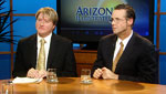 Kimberly Craft discusses possible cuts in Title X funds with Wendell Hicks, Executive Director of the Southern Arizona AIDS Foundation, and Bryan Howard, President of Planned Parenthood of Southern Arizona.