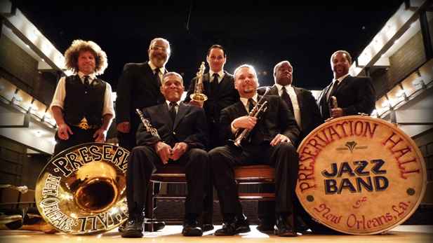 The proud ambassadors for a century of New Orleans music, The Preservation Hall Jazz Band.