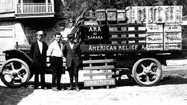 American Relief Administration truck, Samara Region, Russia