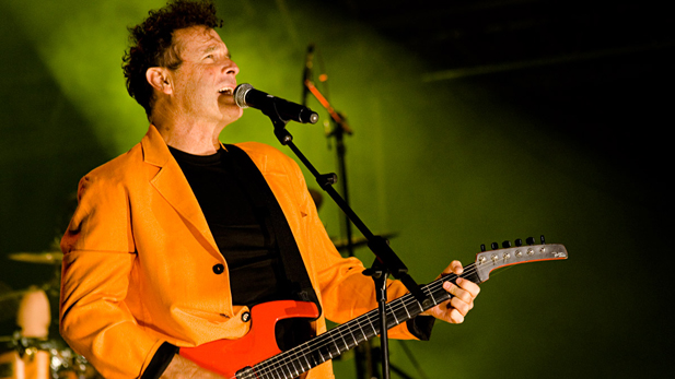 South African music legend Johnny Clegg doing what he loves best