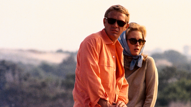 Steve McQueen and Faye Dunaway in The Thomas Crown Affair.