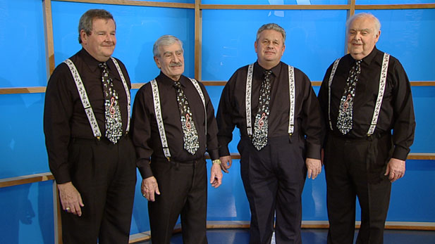 Touch of Grey members, from left, Don Lightfoot, Ken Sylvia (Left center), Ken Sylvia and Bill Archambeau.