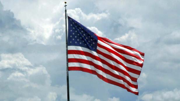 10/8/12. Rebecca Brukman.
Dramatic cloud background with image of American Flag waiving in the wind. 