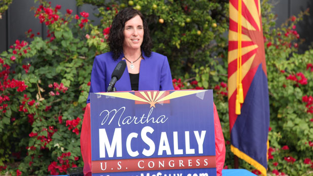 Republican Martha McSally concedes the Congressional District 2 race to Democrat Ron Barber, Nov. 17. 2012.