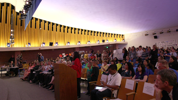 TUSD crowd spotlight