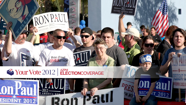 GOP debate political signs