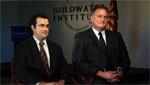 Investigative Journalist of the Goldwater Institute Mark Flatten (Right) and Nick Dranias, Director of the Center for Constitutional Government at Goldwater Institute (Left) discuss state personnel reform.