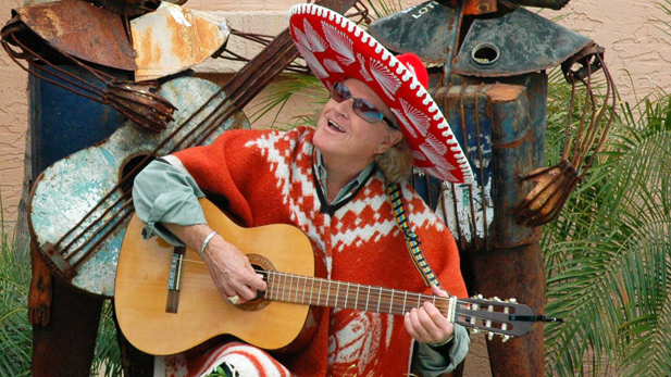 Former folk star Dolan Ellis has served as Arizona's official balladeer since 1966.