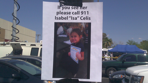 missing child poster spotlight