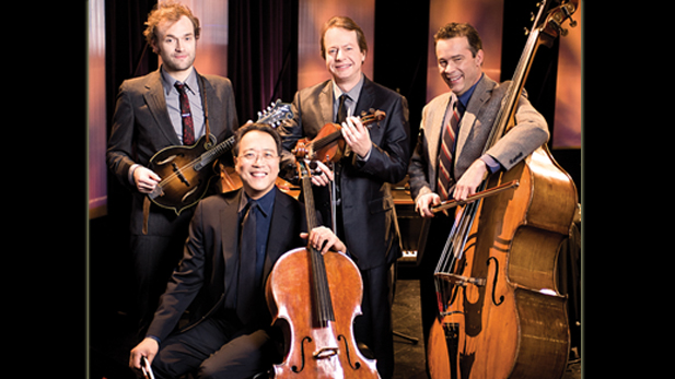 The Goat Rodeo musicians (l-r) Chris Thile, Yo-Yo Ma, Stuart Duncan and Edgar Meyer.