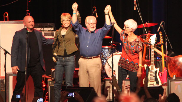 Ron Barber Gabrielle Giffords election concert spotlight