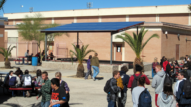 Tucson Electric Power's solar panels in TUSD.