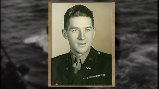 Charles Bates, shown in wartime, is a World War II veteran who helped predict the weather for D-Day.