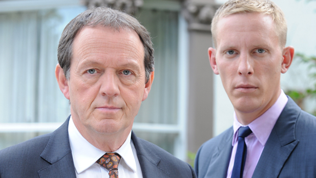 Kevin Whately and DI Lewis and Laurence Fox as DS Hathaway