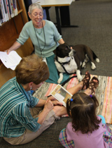 librarian read2dog portrait