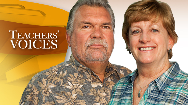 Newly retired Arizona teachers Bob and Sue Reavis