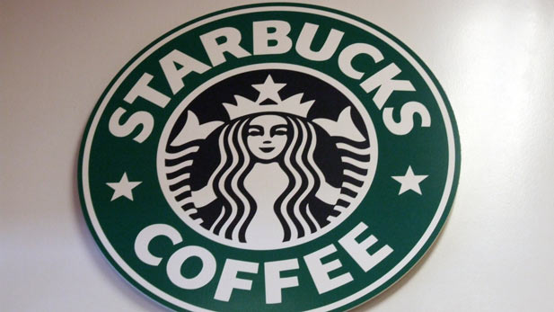 Stock Starbucks Coffee Logo Spotlight