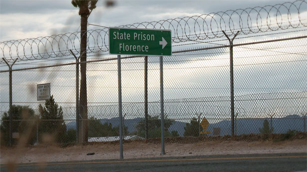 State Prison Sign spot