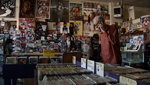 The inside of Toxic Ranch, of the few remaining fully independent record stores in Tucson.