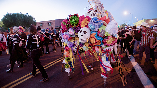 40,000 took part in the annual All Souls Procession in downtown Tucson.