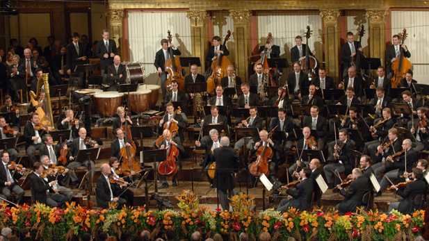Daniel Barenboim directs Vienna Philharmonic in the festive annual New Year’s celebration from Vienna’s Musikverein.