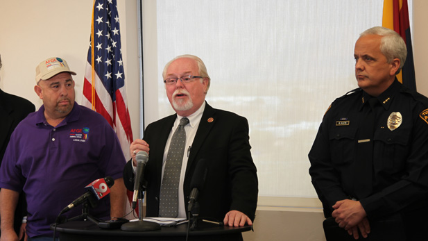 U.S. Rep. Ron Barber, D-Tucson, discusses looming federal budget cuts associated with sequestration set to start March 1, 2013.