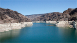 Water levels at the Colorado River Basin.